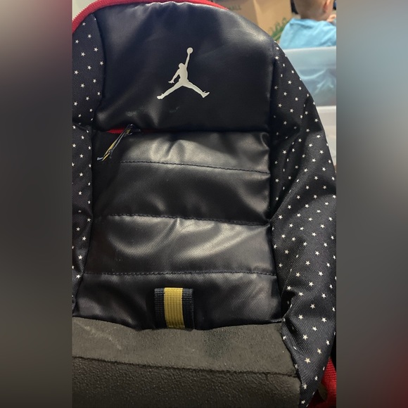 Nike Jordan All World Mini Backpack 7a1828 695 Obsidian Olympic kid' size DS - Picture 2 of 7
